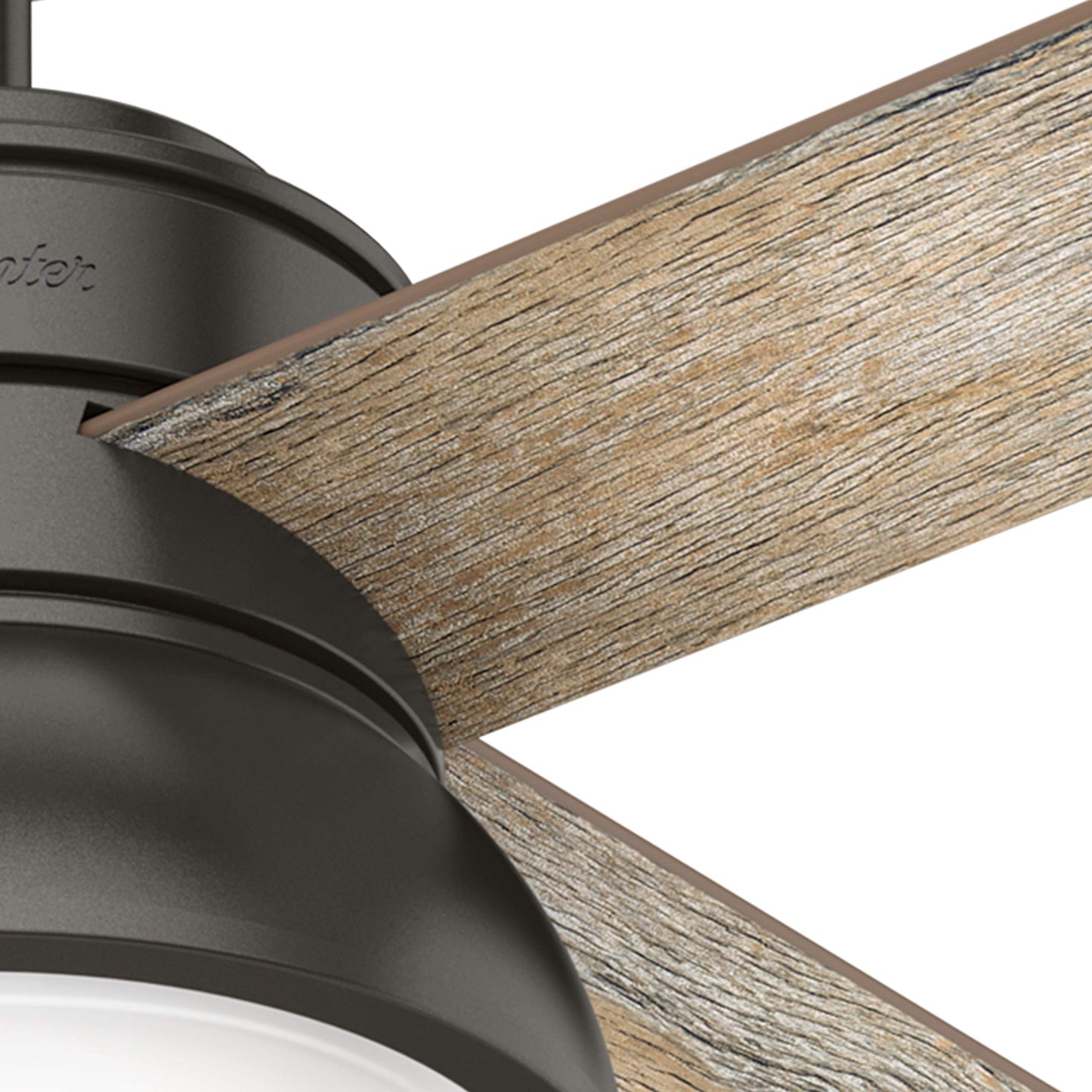 Hunter Fan 52 inch Noble Bronze Ceiling Fan with LED Lights - 4 Blade (Renewed)