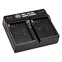 BM Premium EN-EL14, ENEL14A Dual Rapid Battery Charger for Nikon D3400, D3500, D5600, D3100, D3200, D3300, D5100, D5200, D5300, D5500, DF, Coolpix