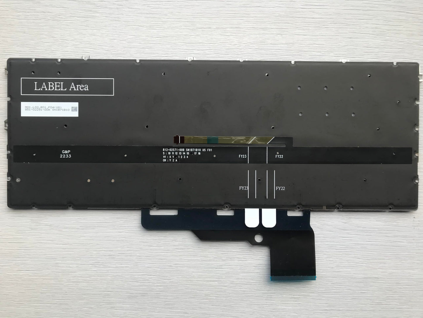 Original New for HP Envy x360 2-in-1 Laptop 15-FH 15-fh0023dx 15.6" US Nightfall Black Keyboard Backlit