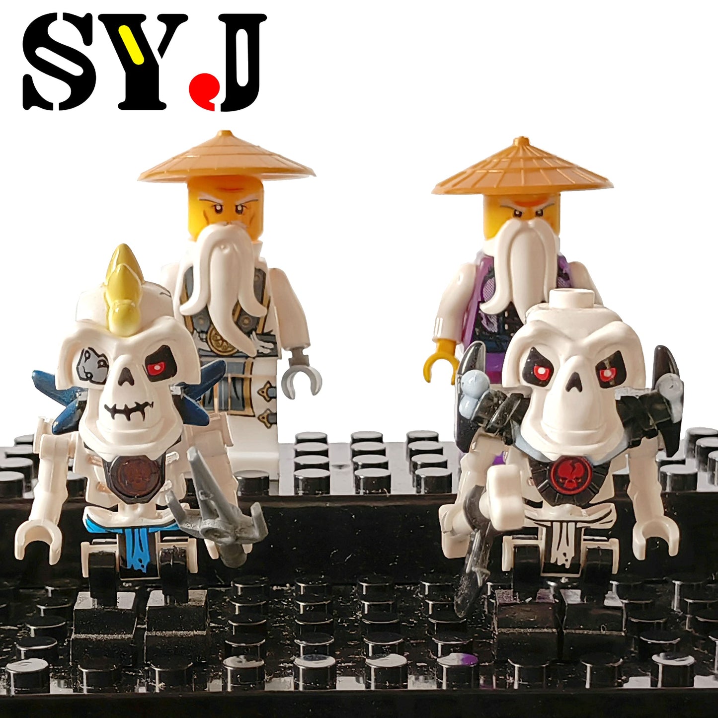 Acrylic Display Case for Figures – Dustproof Clear Box with Building Base, Brick Storage & Action Figure Showcase (Black)