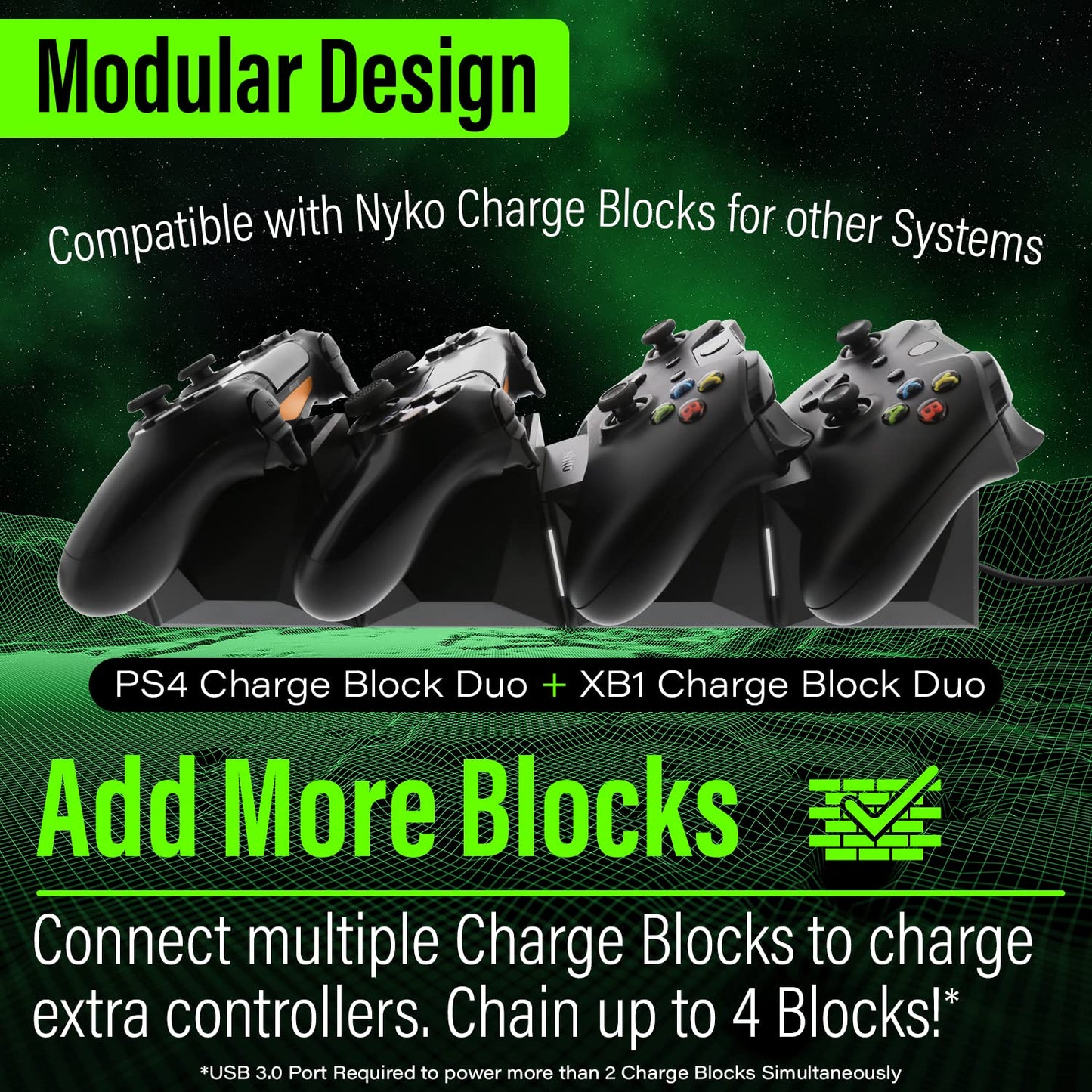 Nyko Xbox One Power Kit Plus - Rechargeable Battery Kit with 2 Batteries, Micro-USB Charge Cable - Not Compatible with Xbox S/X - Not Compatible