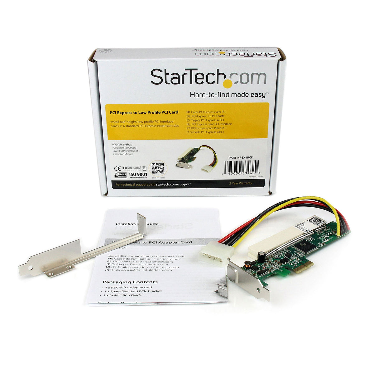 StarTech PCI Express to PCI Adapter Card, TAA (PEX1PCI1)