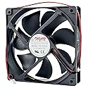 TD1225LS Cooling Fan, DC12V 0.18A 120x120x25mm 2-Wire DC BRUSHLESS Fan TD1225LS