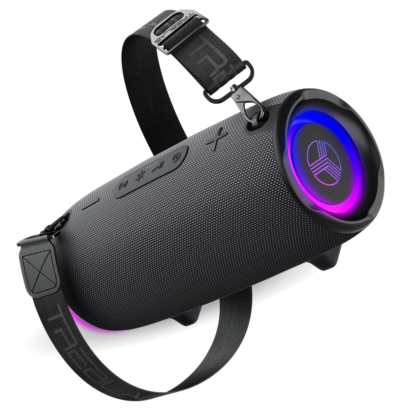 TREBLAB Loud Portable Wireless Bluetooth Speaker, 60W Deep Bass, IPX7 Waterproof Outdoor Speaker, 20H Rechargeable Battery, Built-in Powerbank, TWS