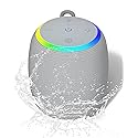 ZICOROOP Bluetooth Speaker, Portable Wireless with 15W Stereo Sound, IPX6 Waterproof, Blue Tooth 5.3, LED Light, TWS Pairing, 12H Playtime Shower