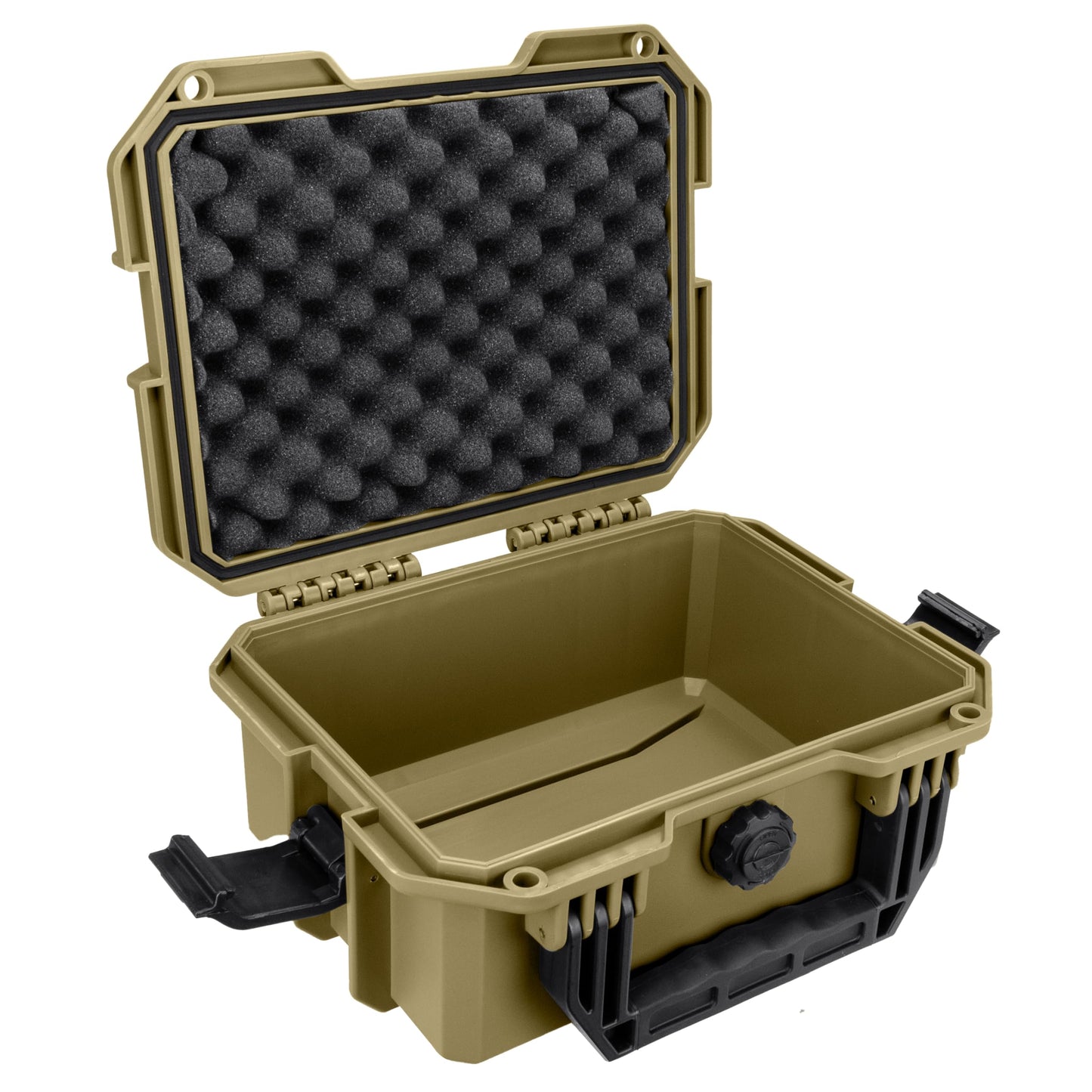 Eylar 11.8" Intact Series Compact Hard Camera Case, Lightweight and Durable Stacker Design with Foam (Dark Earth)