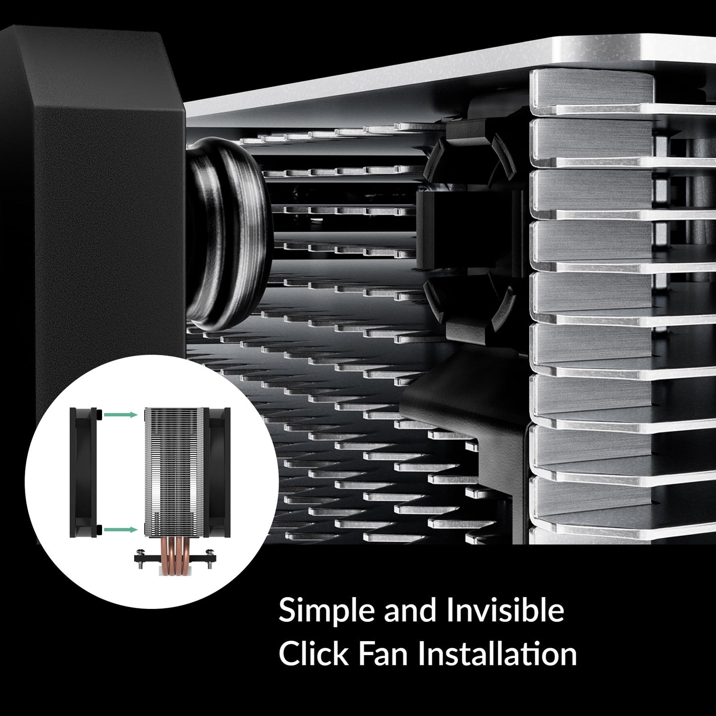 ARCTIC Freezer 36 - Single-Tower CPU Cooler with Push-Pull, Two Pressure-optimised 120 mm P Fans, Fluid Dynamic Bearing, 200-1800 RPM, 4 Heatpipes