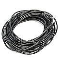 33FT PE 1/4 Inches (6 mm) Black Polyethylene Spiral Wire Wrap Tube PC Manage Cable for Car Computer Cable