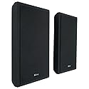 Rockville RockSlim Pair Black 5.25" 240W Home Theater Speakers, 8 Ohm, Slim Wall-Mount Design, Clear Audio, Durable Build, for Home Theater