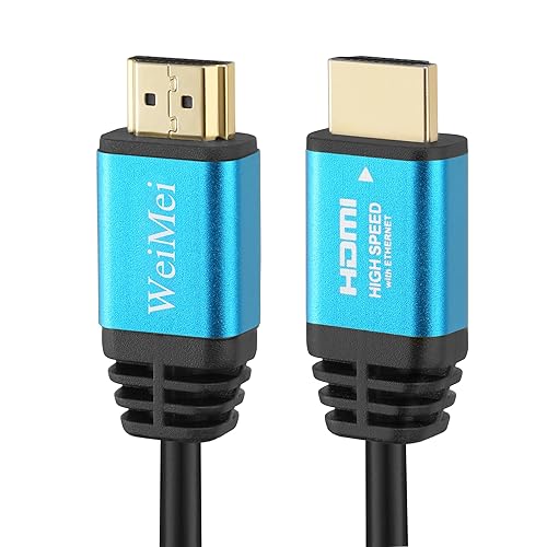 WEIMEI 8K HDMI 2.1 Cable 6 Feet, HDMI Cord Support High Speed 48Gbps 8K@60Hz 7680P Dolby Vision, HDCP 2.2, 4:4:4 HDR