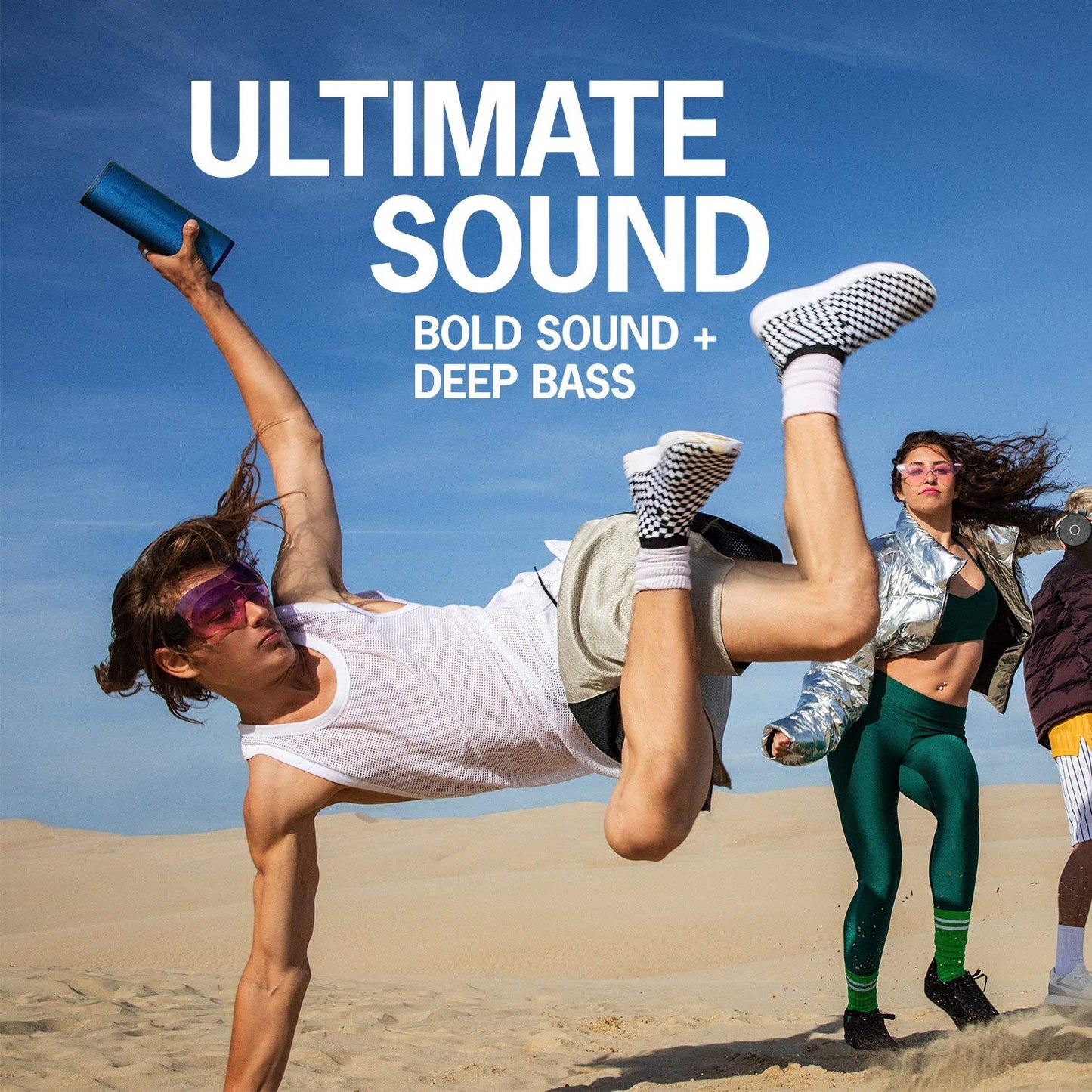 Ultimate Ears Boom 3 Portable Waterproof Bluetooth Speaker - Sunset Red (Renewed)