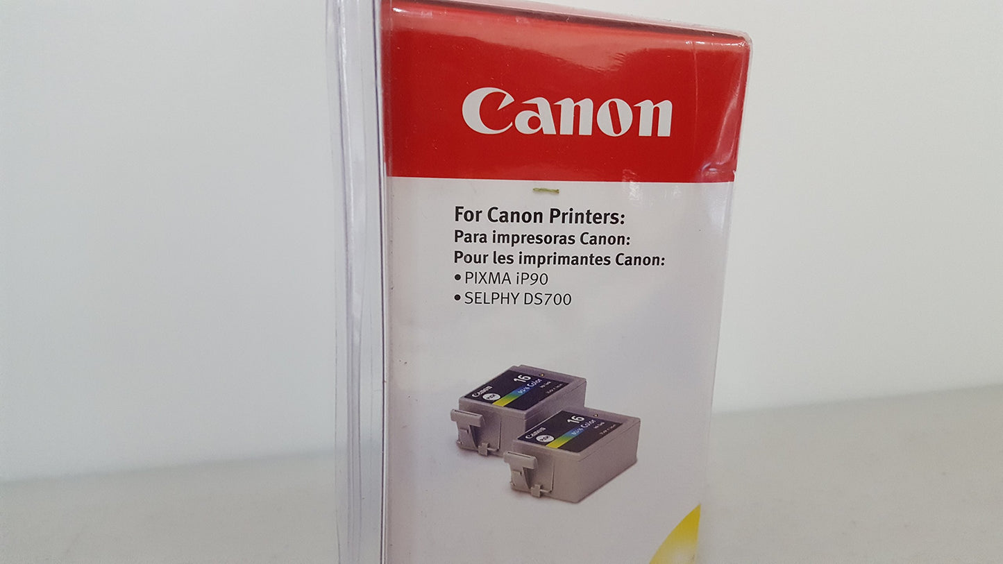 CANON Photo Value Pack (9818A007) 2 BCI-16 Color Ink Tanks with 140 Sheets of 4x6 Glossy Photo Paper