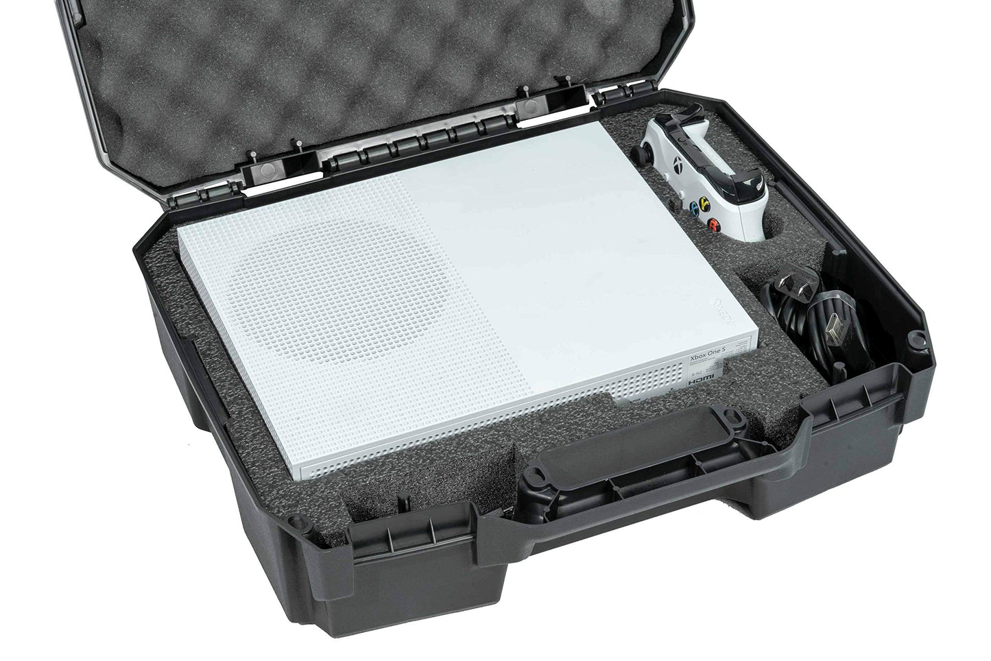 Case Club Compatible with Xbox One Carry Case. Fits X or S models in PRE-CUT Foam!