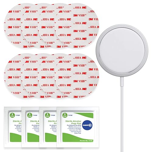 CANOPUS Sticky Adhesive Pads, 4941 Discs, 3.2” Diameter Circles, Double Sided Acrylic Pads to Mount Phone Holders GPS Socket or Toys to Dashboards