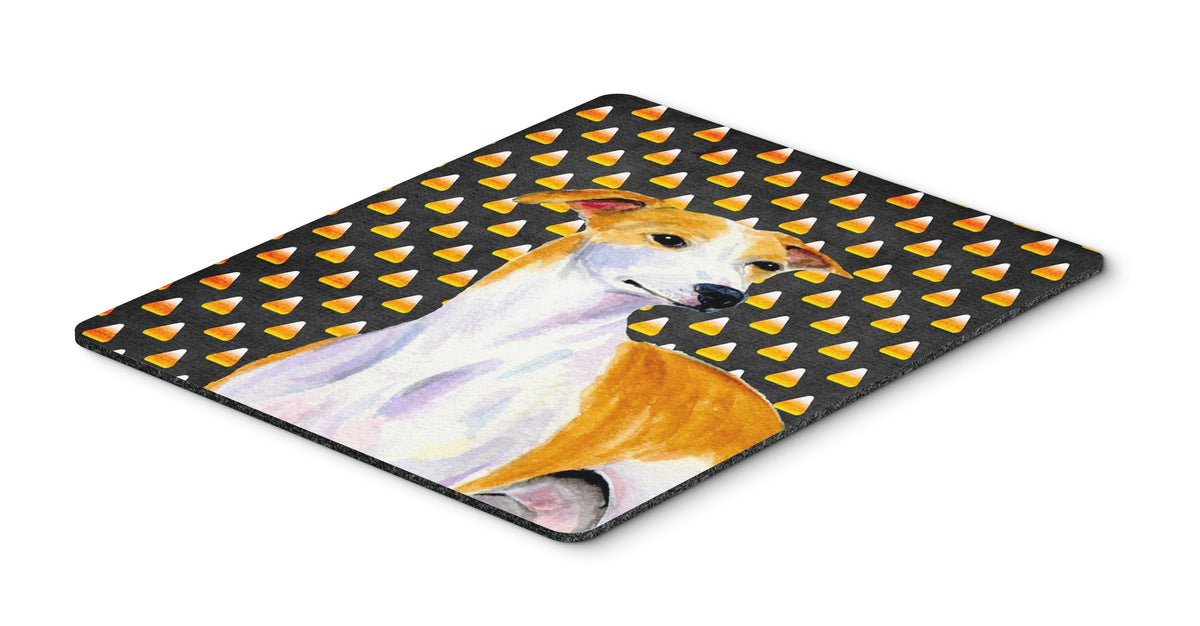 Caroline's Treasures LH9069MP Whippet Candy Corn Halloween Portrait Mouse Pad, Hot Pad or Trivet for Home Office Gaming Working Computers Laptop Mouse