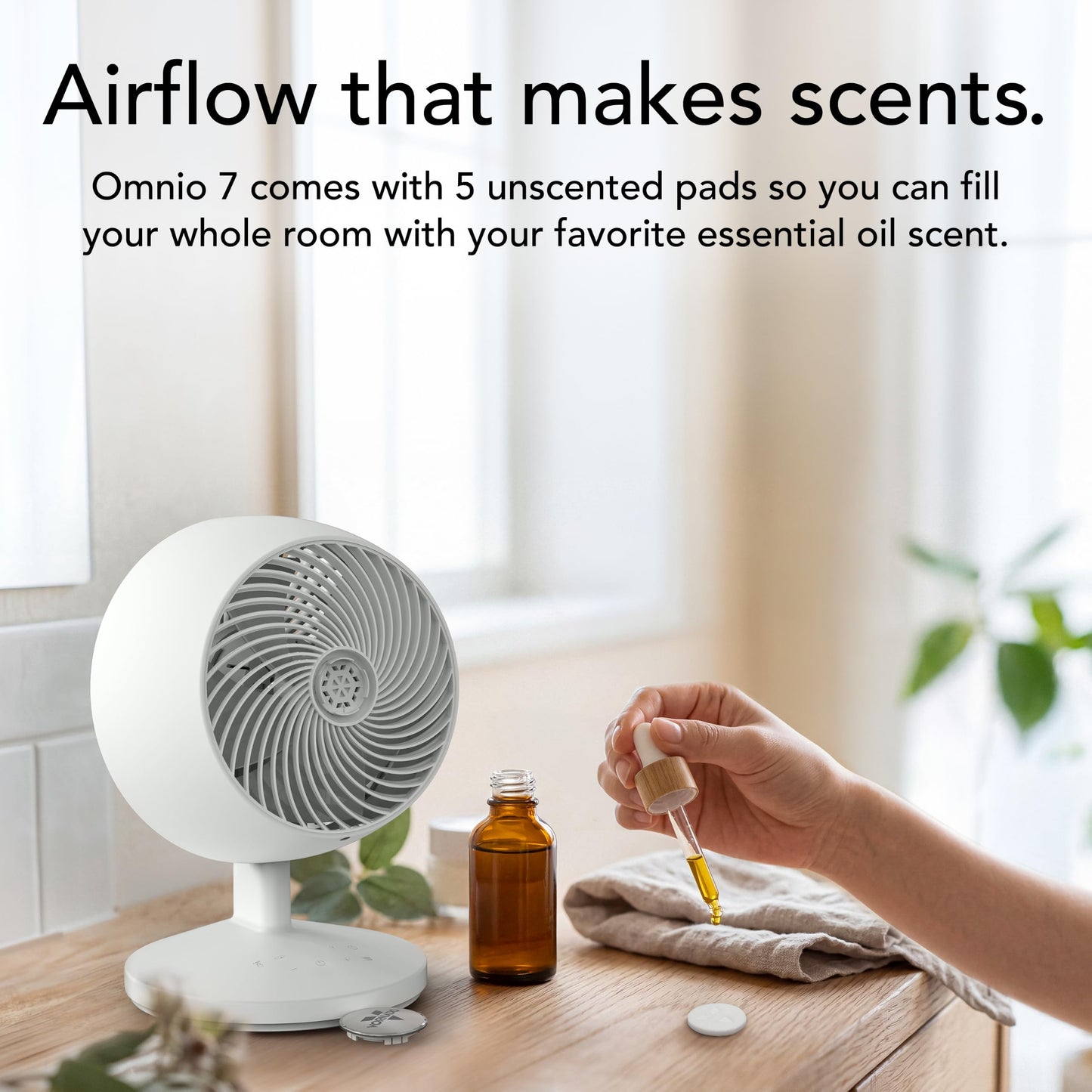 Vornado OMNIO™ 7 Medium Air Circulator, OmniWave™ Oscillation, Remote