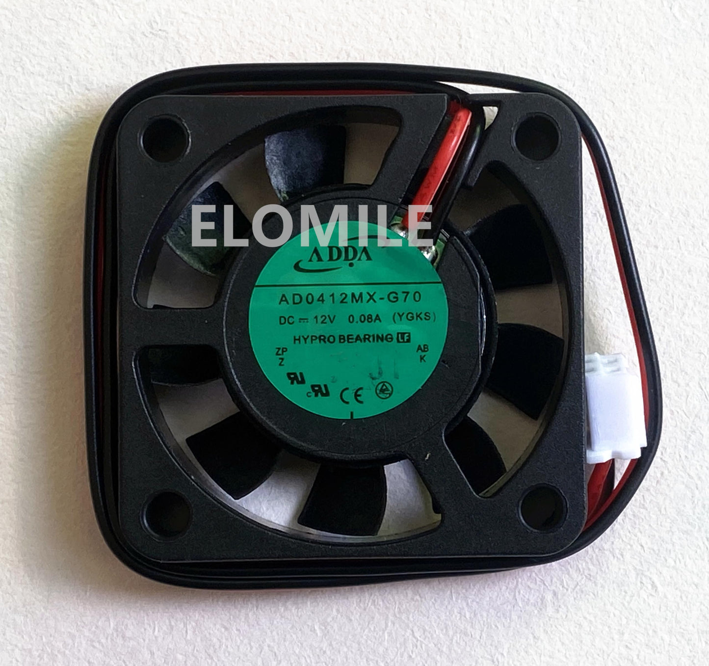 New AD0412MX-G70 ELOMILE Fan AD0412MX-G70 DC12V 0.08A 4CM 4010 Cooling Fan