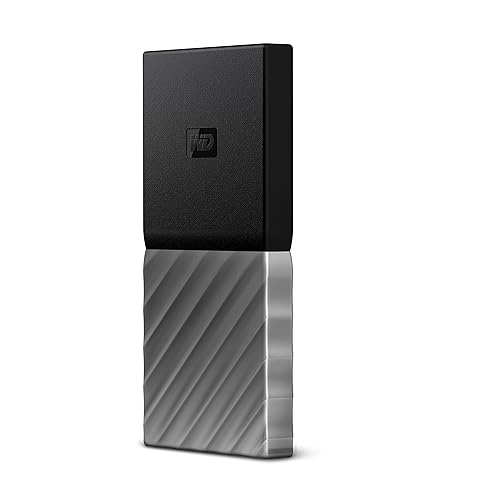 WD 256GB My Passport SSD Portable Storage - USB 3.1 - Black-Gray - WDBK3E2560PSL-WESN