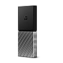 WD 256GB My Passport SSD Portable Storage - USB 3.1 - Black-Gray - WDBK3E2560PSL-WESN