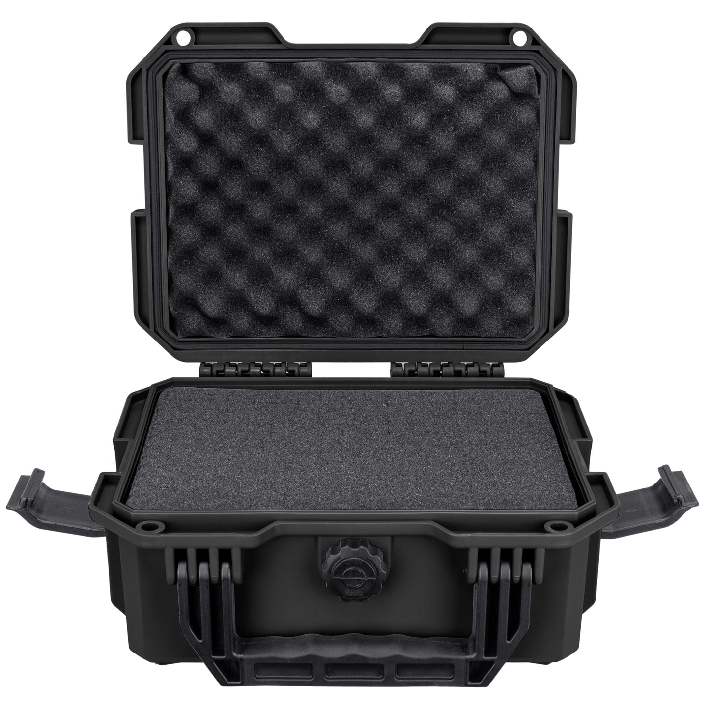 Eylar 11.8" Intact Series Compact Hard Camera Case, Lightweight and Durable Stacker Design with Foam (Black)