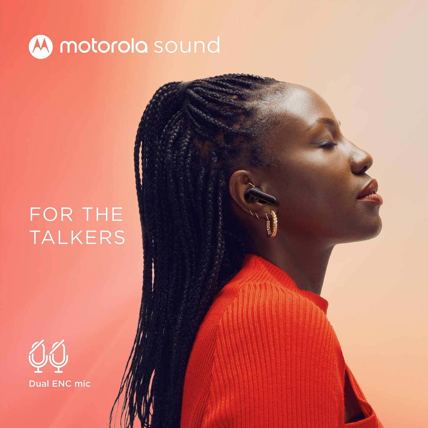 Motorola Sound Moto Buds 125 True Wireless Earbuds, IPX5 Waterproof Sweatproof Touch Control Ear Buds with Dual Noise Cancelling Microphone, Charging…