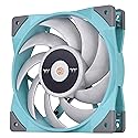 Thermaltake ToughFan 12 Turquoise High Static Pressure 2000 PWM, Metal-Reinforced Motor Hub, Gen.2 Hydraulic Bearing 120mm Case/Radiator Fan