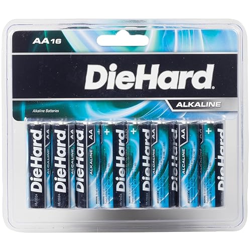 DieHard Long Lasting Alkaline Batteries AA - 16 Pack