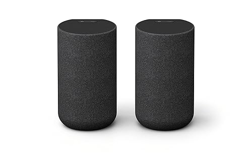Sony SA-RS5 Wireless Rear Speakers with Built-in Battery for BRAVIA Theater (BAR 8, BAR 9), HT-A7000/A5000/A3000 and STR-AN1000