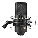 MXL 770 Condenser Microphone for Podcasting, Singing, Home Studio Recording, Gaming & Streaming | XLR | Large Diaphragm | Cardiod (Black)