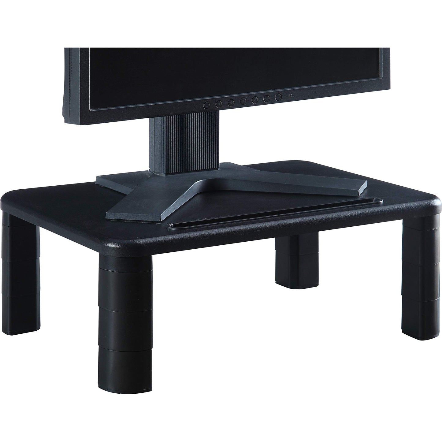 Lorell Mesh Wire Adjustable Monitor Riser
