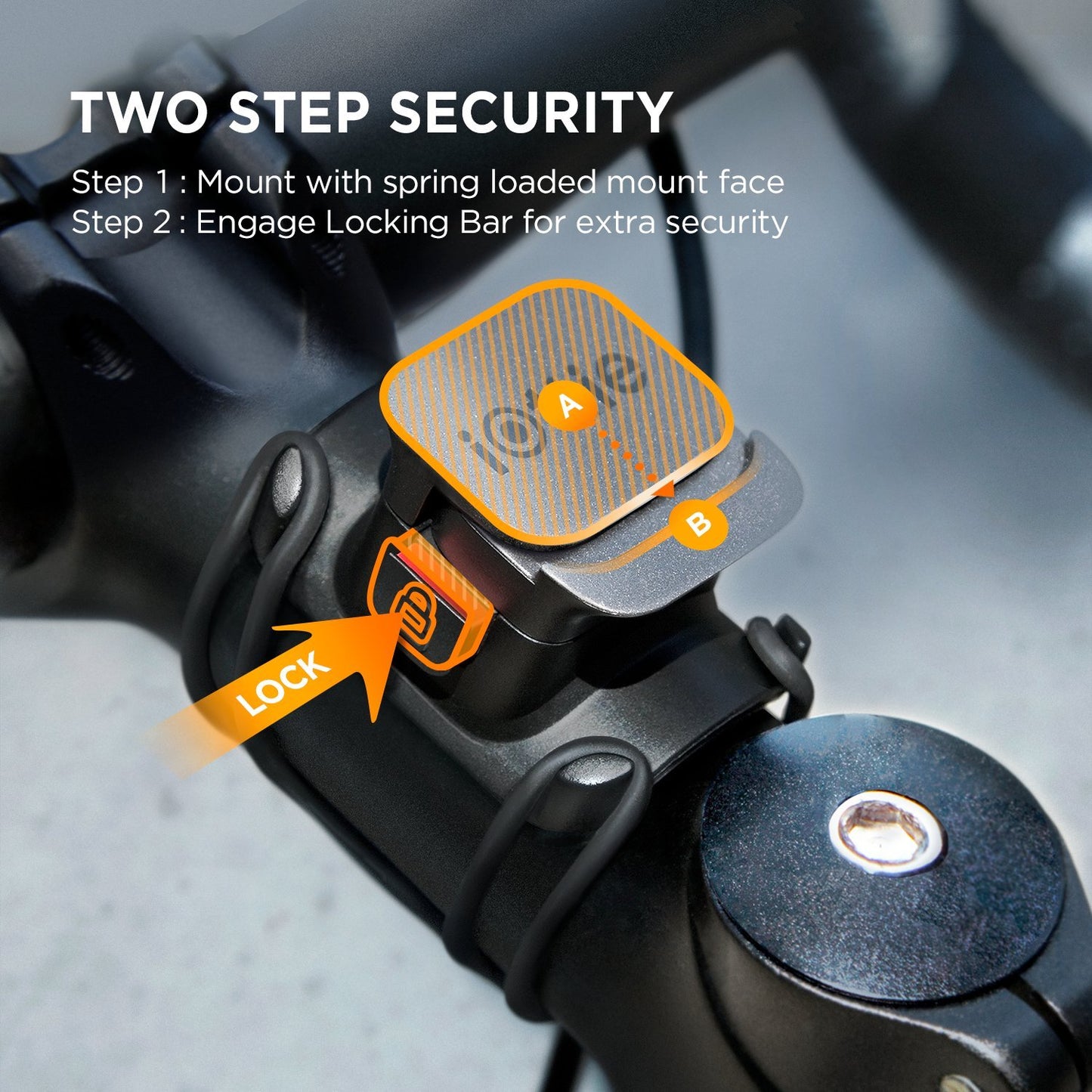 iOttie Active Edge™ Go Bike Phone Holder Bar Mount || Smartphone | iPhone Xs Max R 8/8S 7 Plus 6S 6 SE Samsung Galaxy S8 Plus S8 Edge S7 S6 Note 8 5