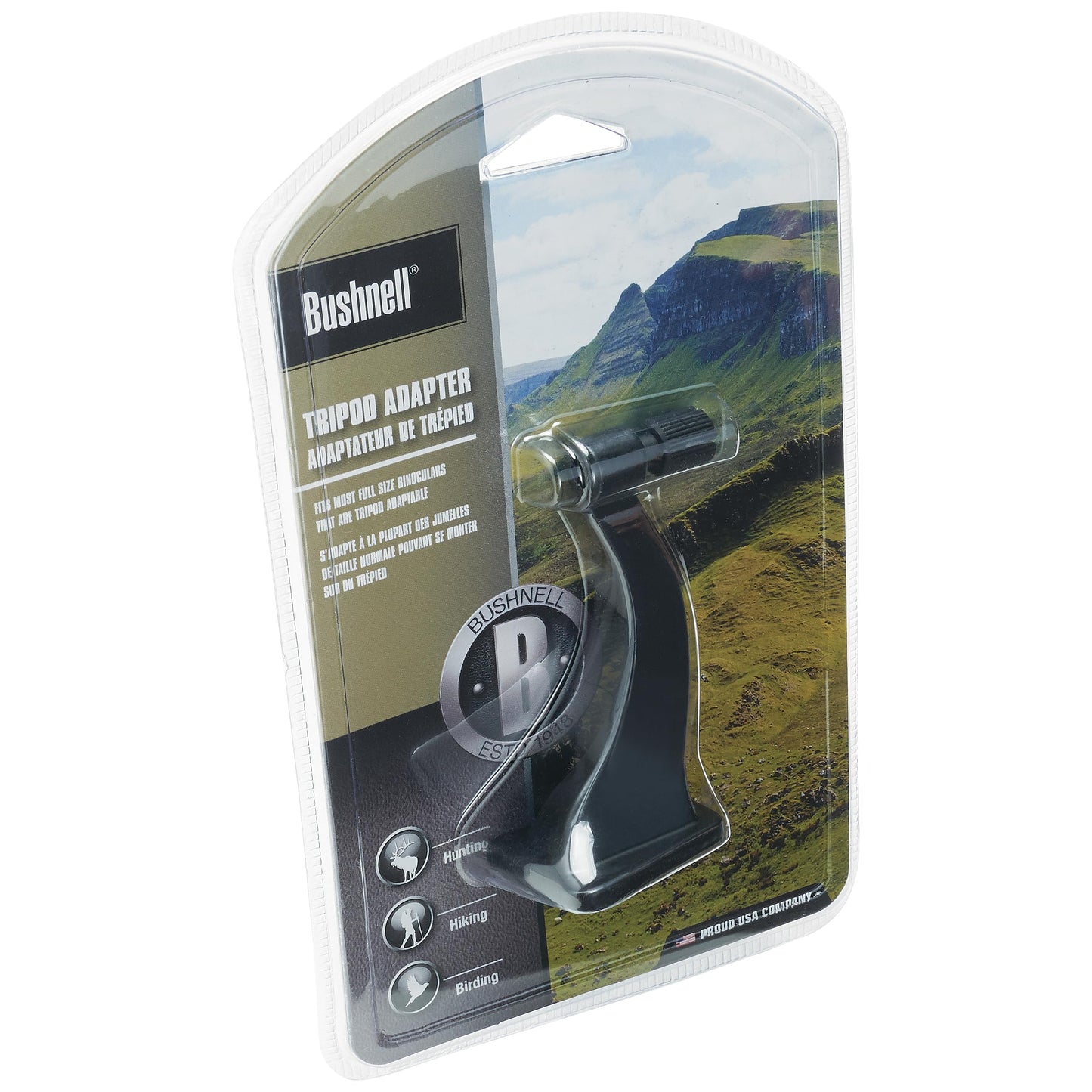 Bushnell Binoculars Tripod Adapter, Black