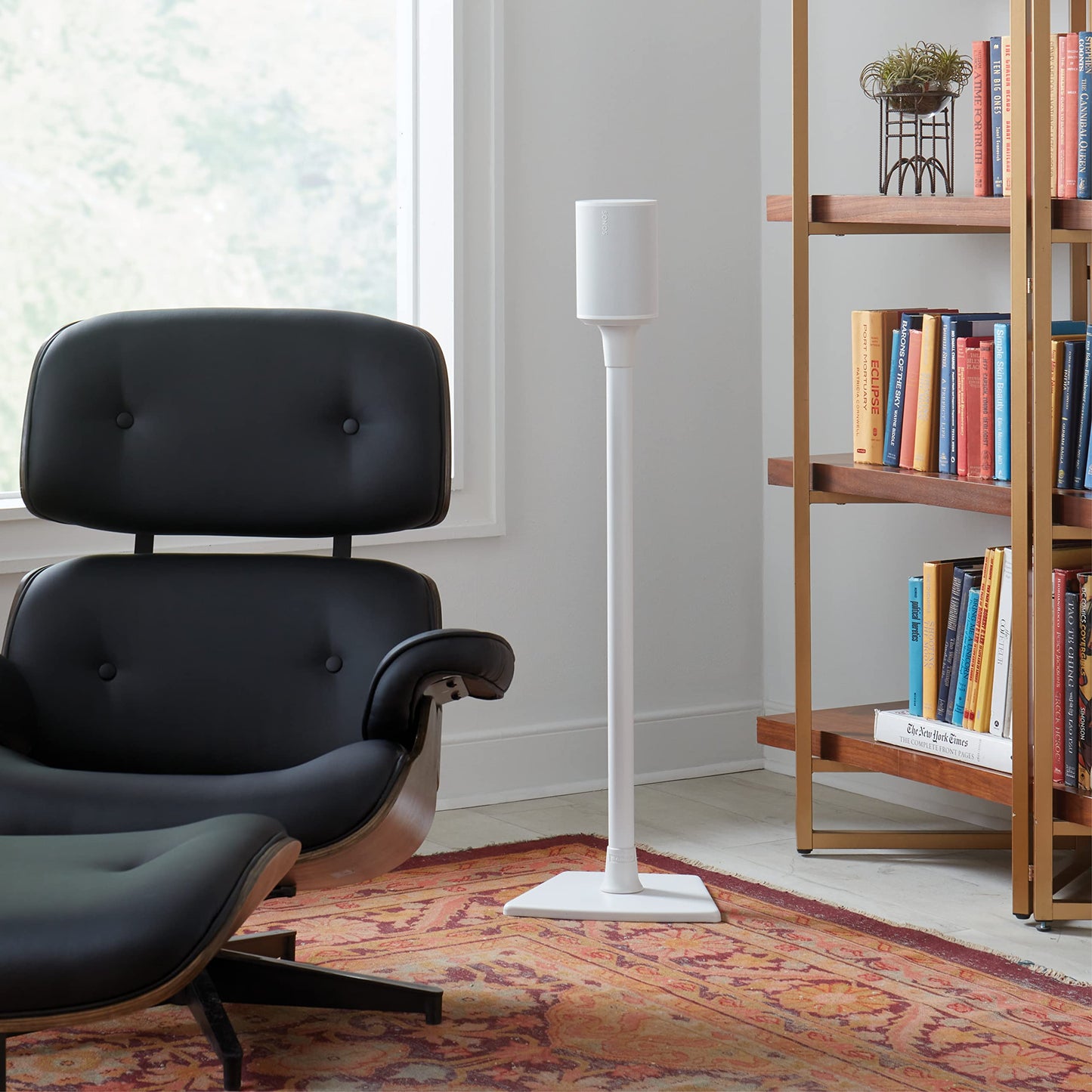 Sanus Wireless Speaker Stand for Sonos Era 100™ - Pair White |, Perfect Stand Setup for Easy and Secure Mounting of New Sonos Era 100™ Speakers