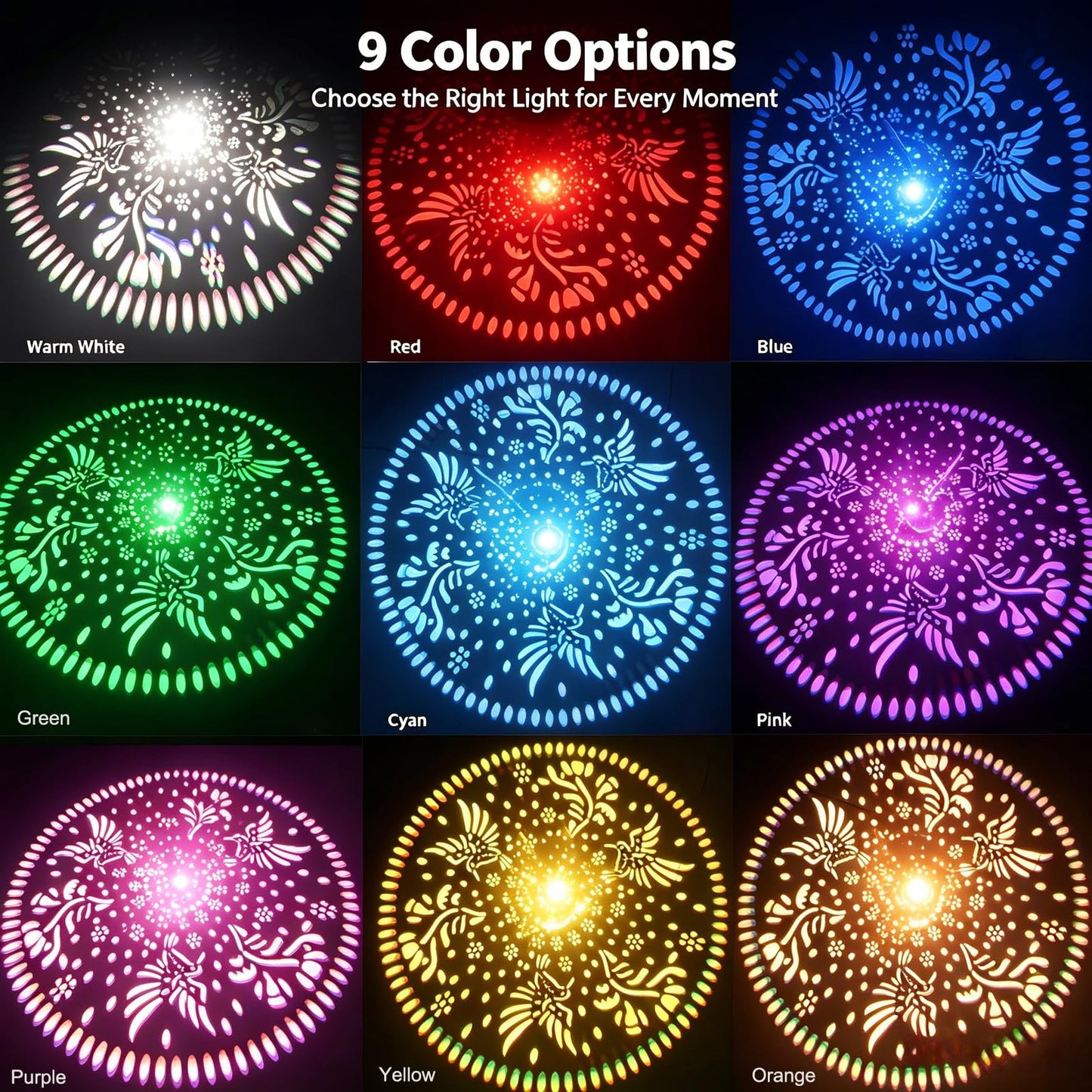 SLTTXNTT Upgraded 2 Pack 3-in-1 Solar Pathway Lights: RGB & Warm White Color Changing Garden Lights, Waterproof Outdoor Lighting for Garden, Yard