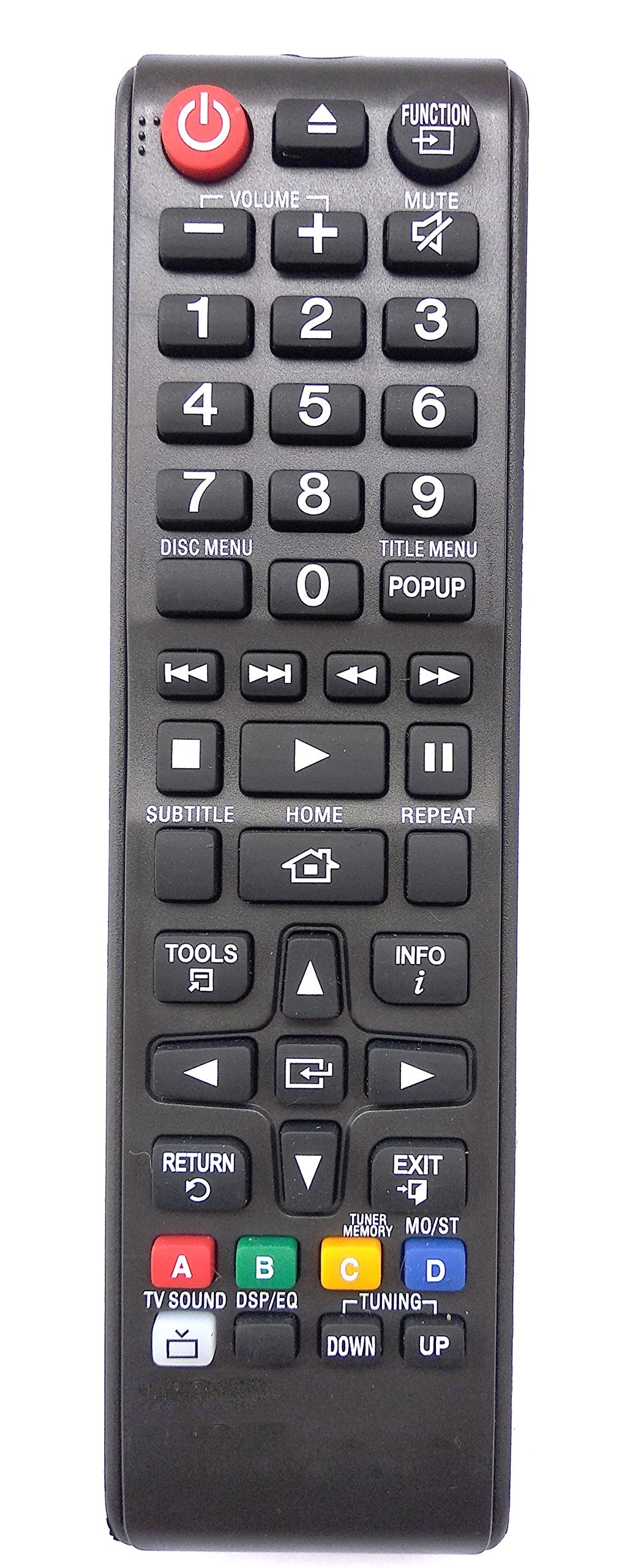 Universal Remote Control for Samsung HTF4500 HT-F4500 HT-H5500W HT-J4500 HT-J5500 HTJ5500W HT-J5500W Blu-Ray & Home Theater System