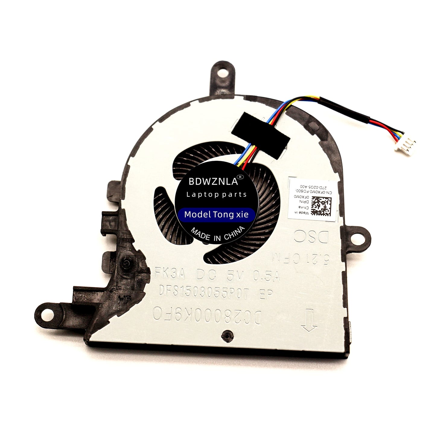 BDWZNLA CPU Cooling Fan for Dell Latitude 3590 L3590 E3590 Inspiron 15 5570 5575?AMD ? P/N:FX0M0M0 DC28000K9F0 DFS1503055P0T FK3A DC 5V 0.5A Fan