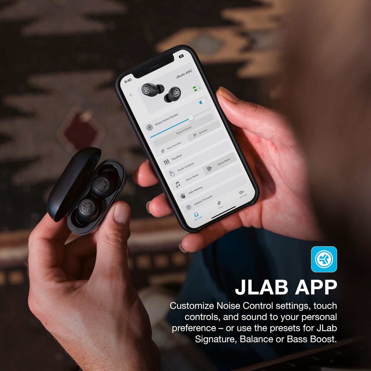 JLab JBuds ANC 3True Wireless Earbuds (Renewed)