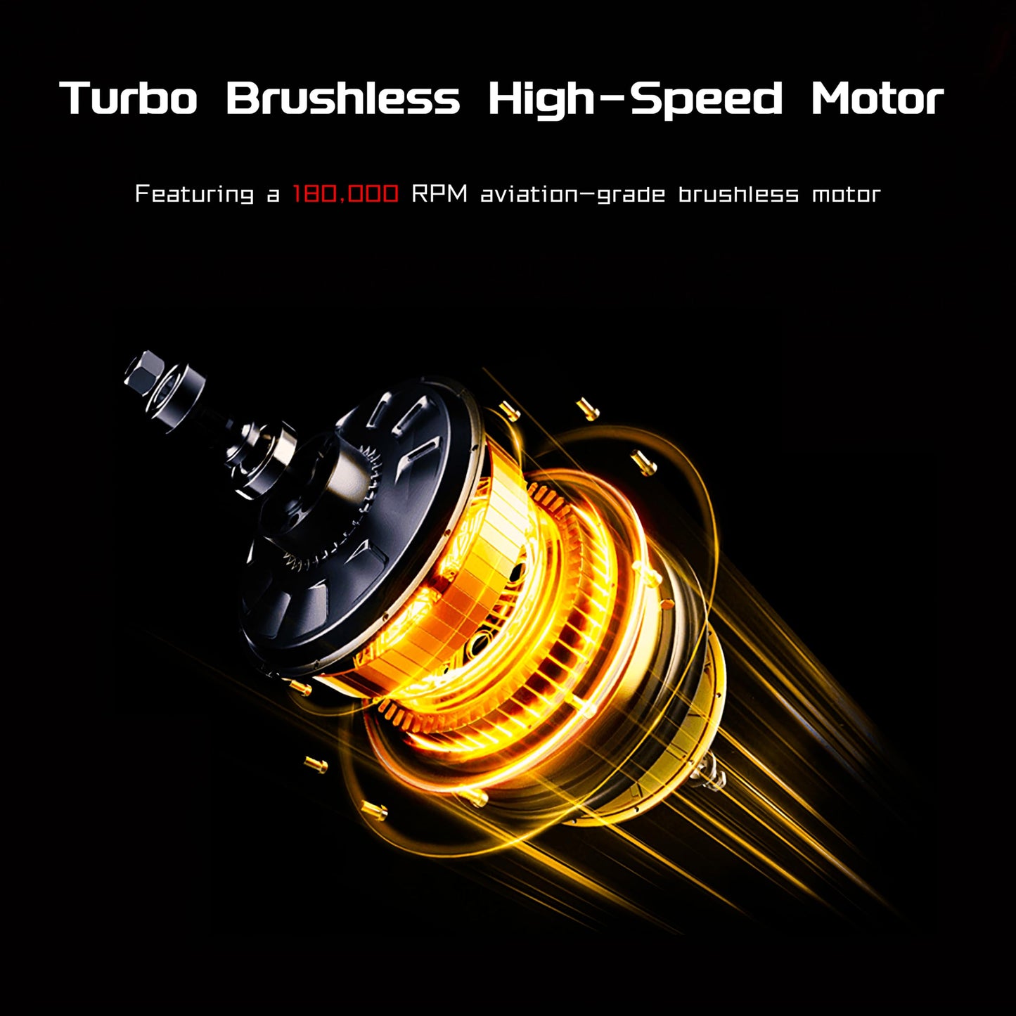 Vastarry Compressed Air Duste 180,000 RPM High-Speed Turbo Fan 200W Powerful Wind Force 30W Bidirectional Fast Charging 1-30 Stepless Speed Adjustment