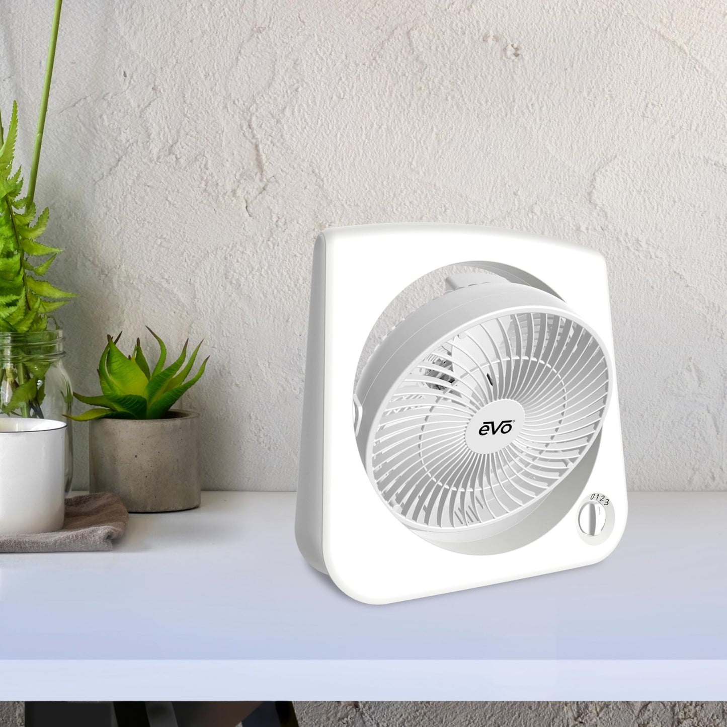 EVO Square Turbo Desk Fan