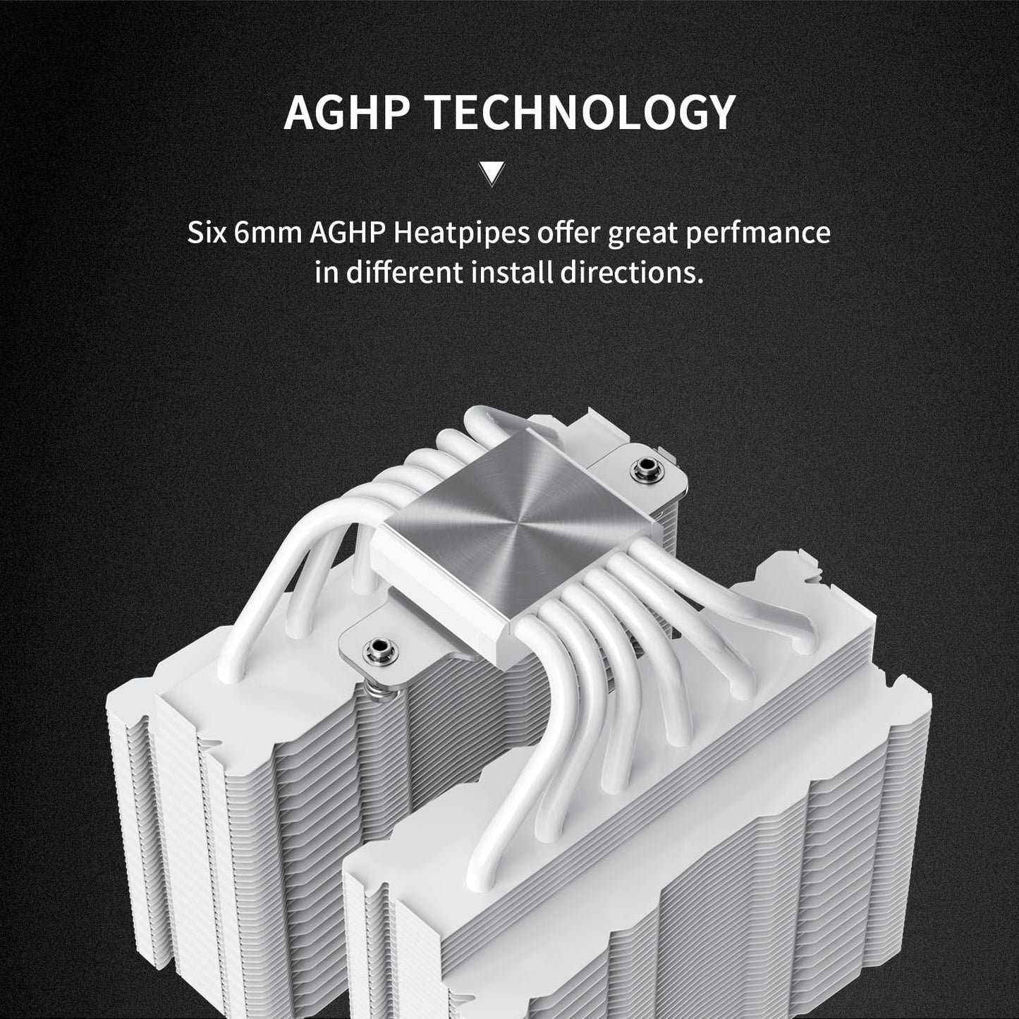 Thermalright Peerless Assassin 140 Digital White CPU Cooler, Double PWM Fans with 1850RPM Speed, Support Intel