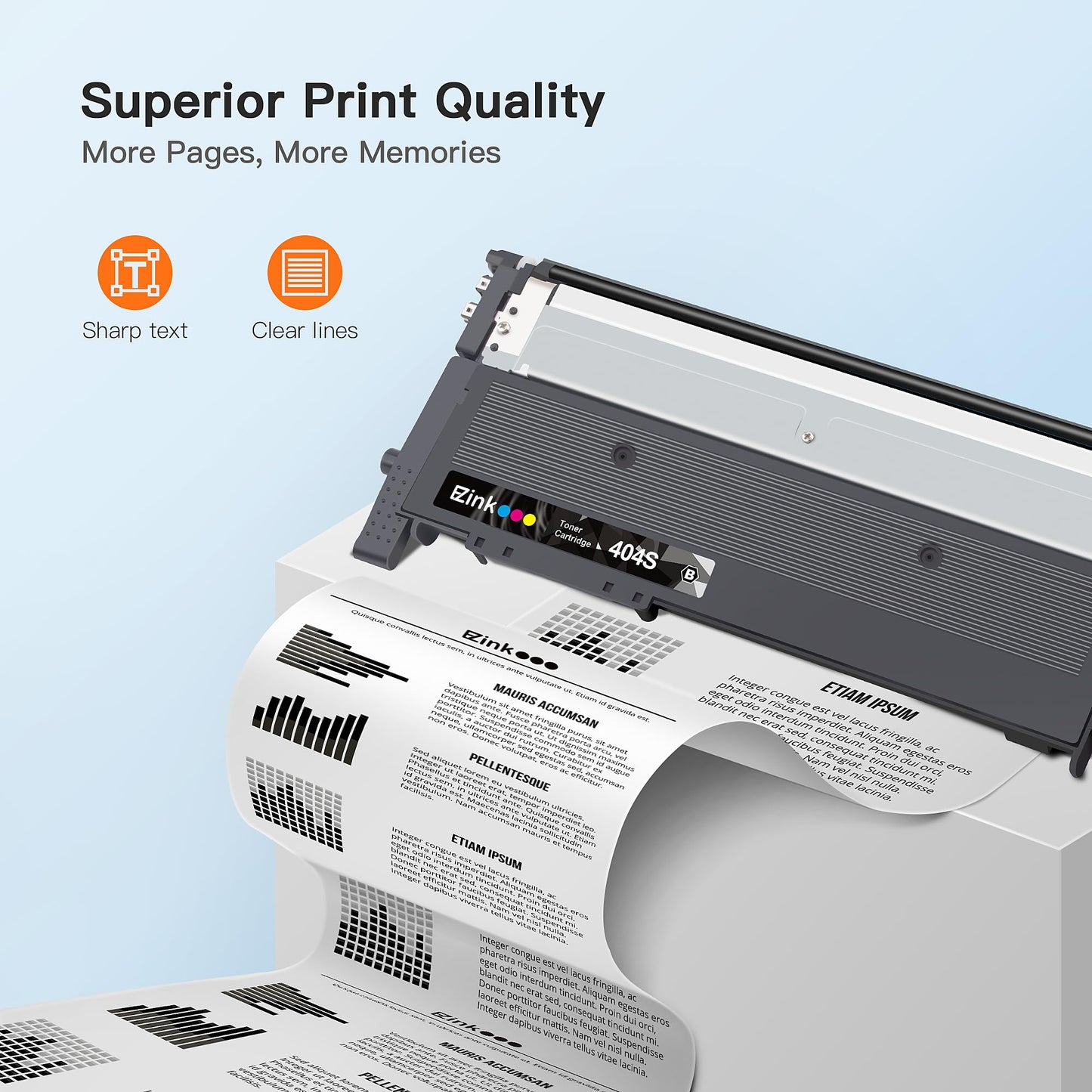 E-Z Ink Compatible 404 Toner Cartridge Replacement for Samsung 404 404S