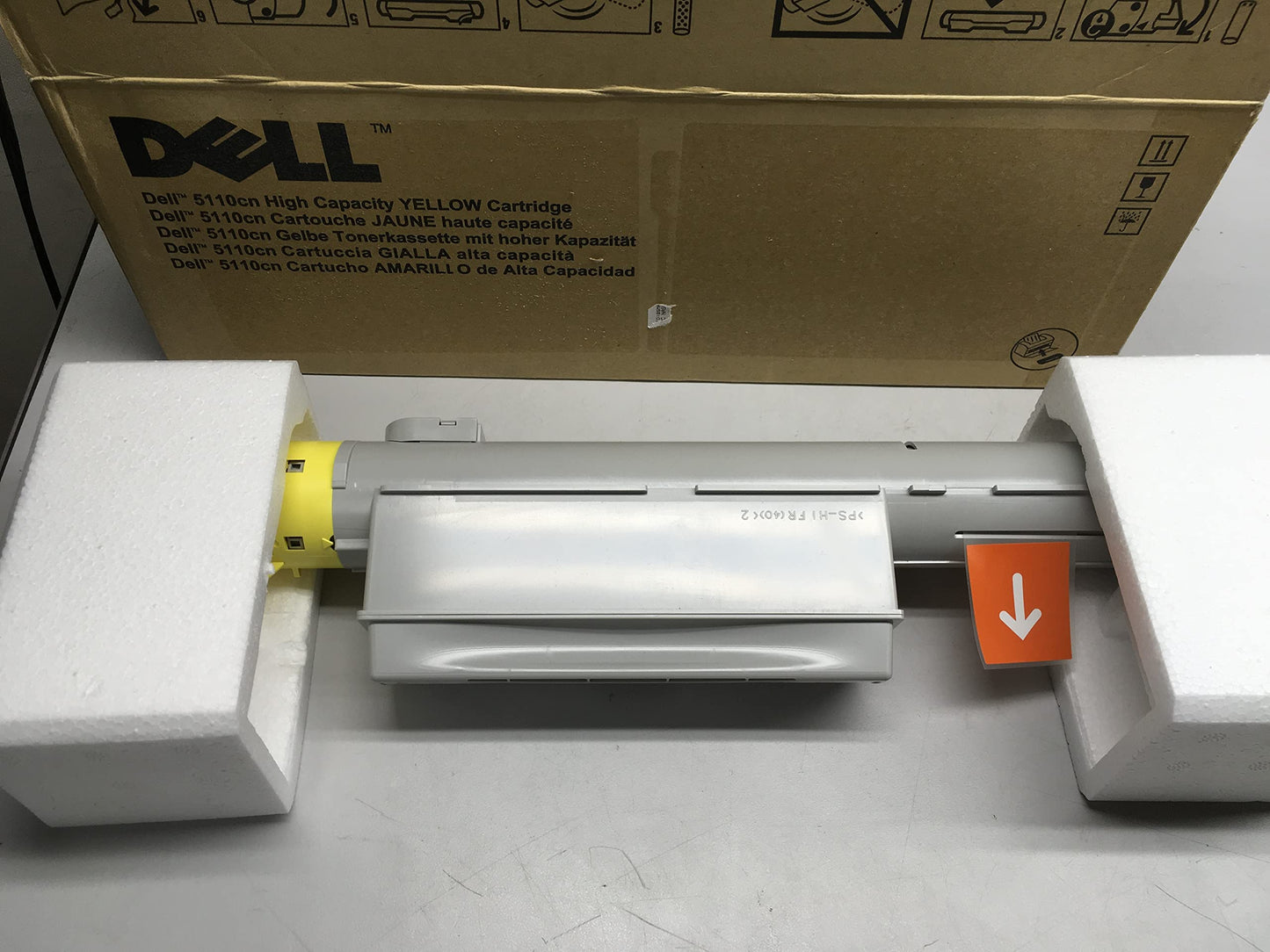 Dell JD750 Yellow Toner Cartridge 5110cn Color Laser Printer