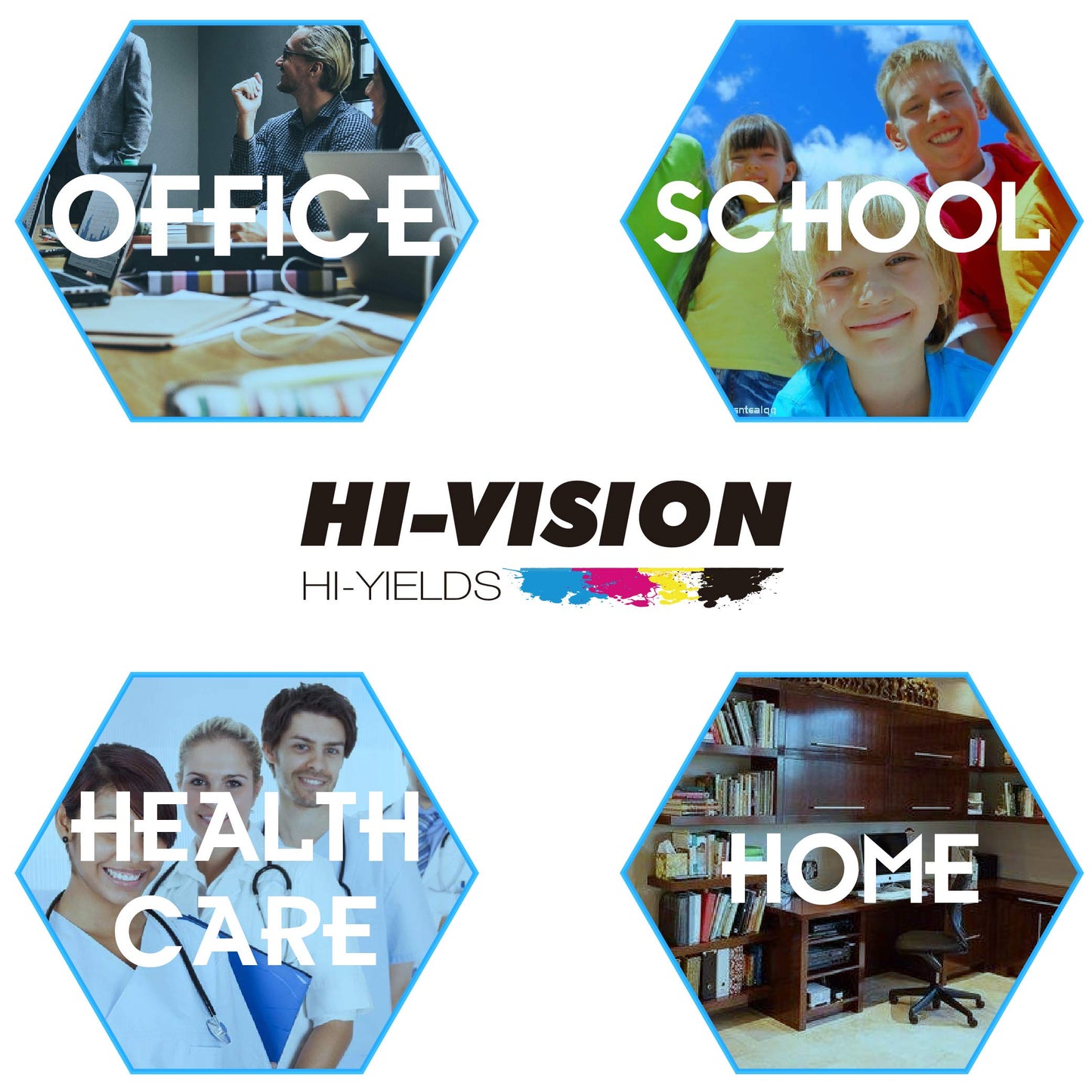 HI-VISION HI-YIELDS 12-Pack Compatible ERC-30 (Black/Red) Ink Ribbon Replacement for Epson M119 M119B M119D M133A M270 M52JB IT-U375 TM-200 TM-260