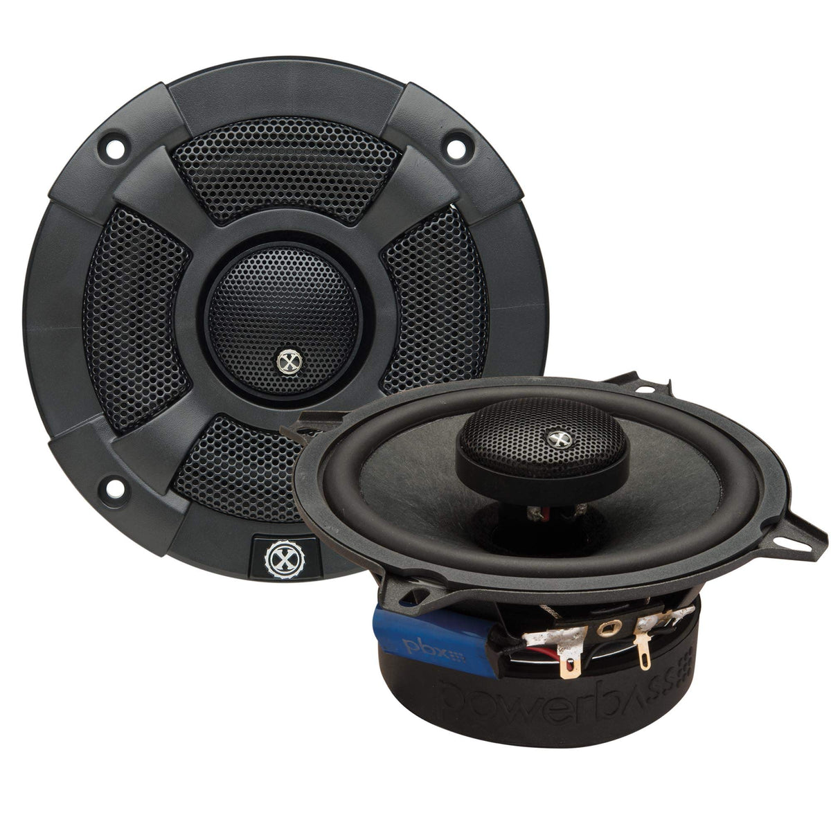 PowerBass 2XL-403-4" Coaxial Speakers - Pair