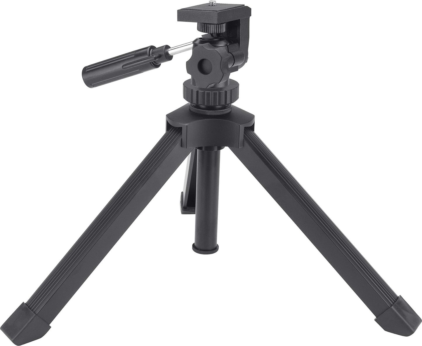 BARSKA AF13270 Heavy Duty Table Top Tripod for Cameras, Binoculars, Spotting Scopes, and More, Black, One Size, Adjustable Height Min-Max: 10.25"