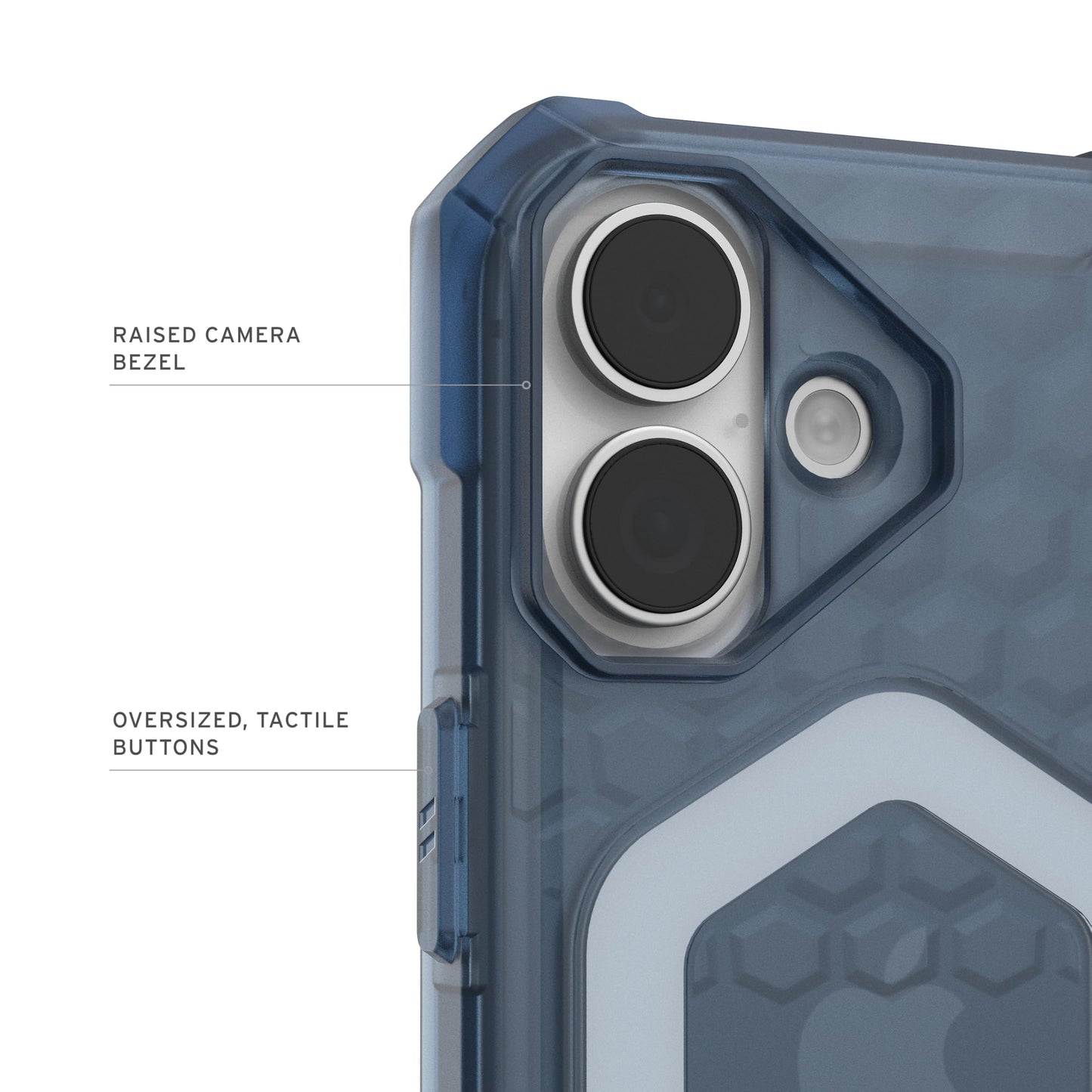 URBAN ARMOR GEAR UAG Designed for iPhone 17 Case Essential Armor - Compatible with MagSafe Translucent Military Grade Protective Cover, Cloud Blue
