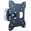 StarTech.com Monitor Wall Mount - Fixed - Supports Monitors 13” to 34” - VESA Monitor Wall Mount Bracket - Aluminum - Black & Silver (ARMWALL)