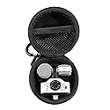 CASEMATIX Clip-on Phone Microphones Travel Case Compatible with Zoom iQ7, iQ6, Mounted Zoom XYH5 Stereo Microphone Capsule and More, Case Only