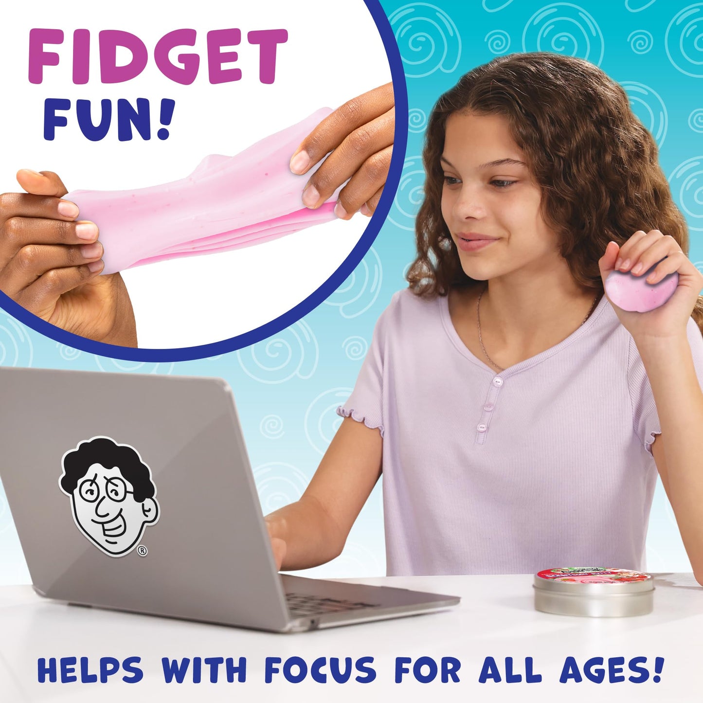 Crazy Aaron's Strawberry Shortcake™ SCENTsory® Putty - Made in USA