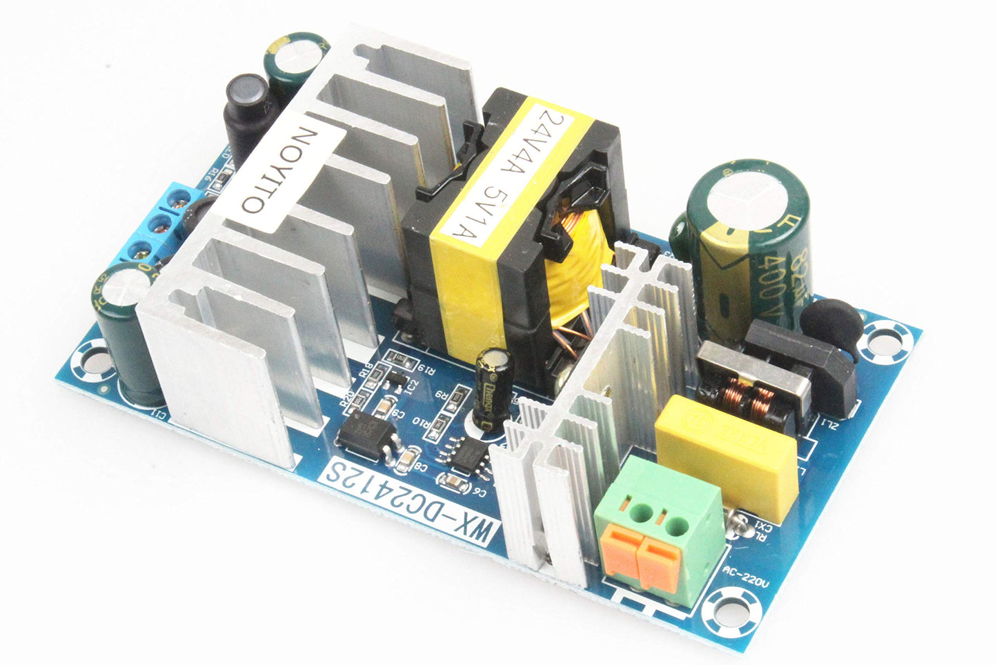 NOYITO AC to DC Isolated Power Supply Module DC 24V 4A 5V 1A Dual Output Power AC 120V (90-256V) 50-60Hz to 24V 5V 120W Industrial Power Module (Dual…